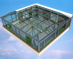 中式現(xiàn)代露臺(tái)陽光房